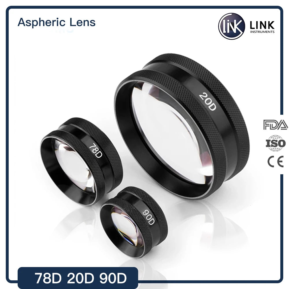 Fundus Examination Aspheric Lens Ophthalmic (20d or 78d or 90d)