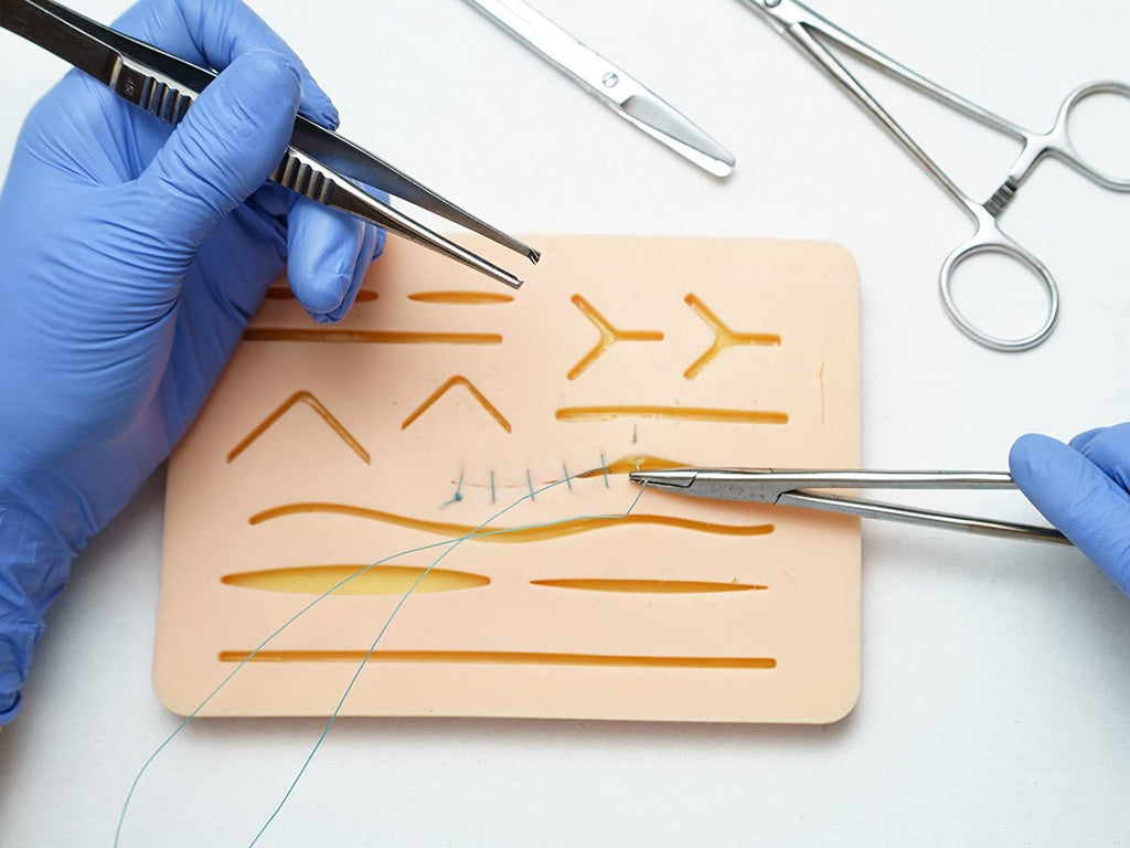 All-Inclusive Suturing Kit (Tools & Pad)